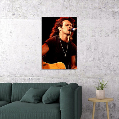 John Cougar Mellencamp Singer Songwriter Poster Wall Art Print Home Wall Decor