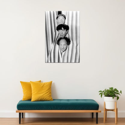 Three Stooges Movie Got Nyuk? Comedy Poster Wall Art Print Home Wall Decor - xonomax