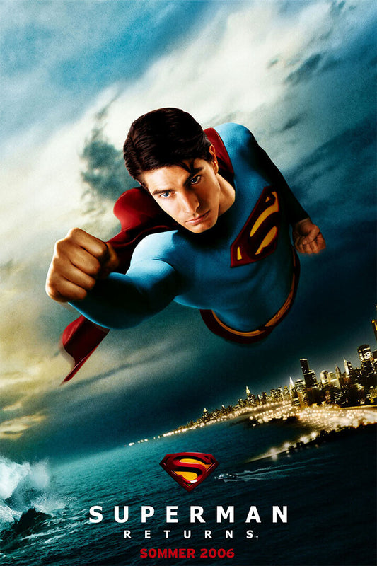Superman Returns Movie Fantasy Science Fiction Poster Wall Art Print Home Wall Decor - xonomax
