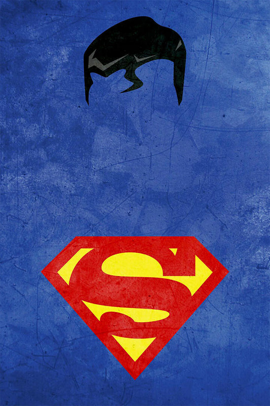 Superman Logo Tv Comics Symbol Icon Poster Wall Art Print Home Wall Decor - xonomax