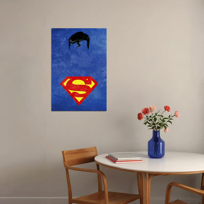 Superman Logo Tv Comics Symbol Icon Poster Wall Art Print Home Wall Decor - xonomax