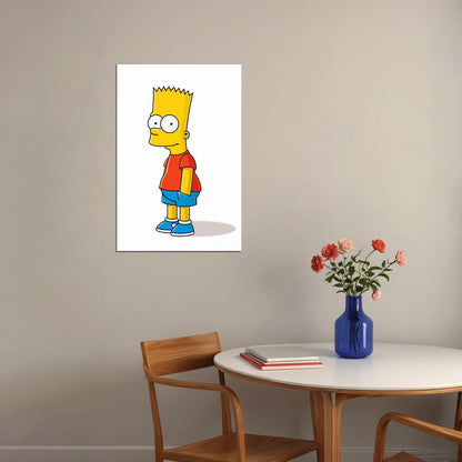 Bart Simpson Animation Comedy Fantasy Poster Wall Art Print Home Wall Decor - xonomax