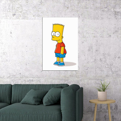 Bart Simpson Animation Comedy Fantasy Poster Wall Art Print Home Wall Decor - xonomax