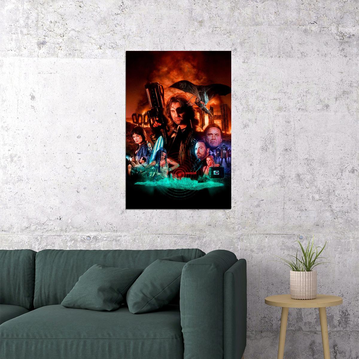 Escape From La Movie Snake Is Back Science Fiction Poster Wall Art Print Home Wall Decor - xonomax