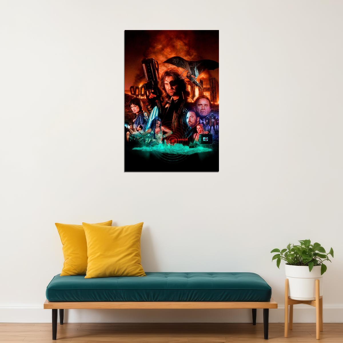 Escape From La Movie Snake Is Back Science Fiction Poster Wall Art Print Home Wall Decor - xonomax
