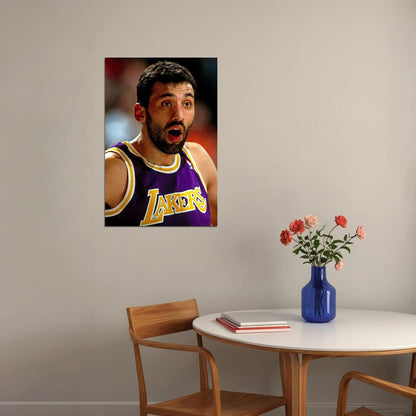 Basketball Vlade Divac Los Angeles Poster Wall Art Print Home Wall Decor - xonomax