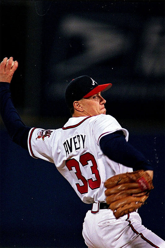 Baseball Steve Avery Atlanta Sport Poster Wall Art Print Home Wall Decor - xonomax