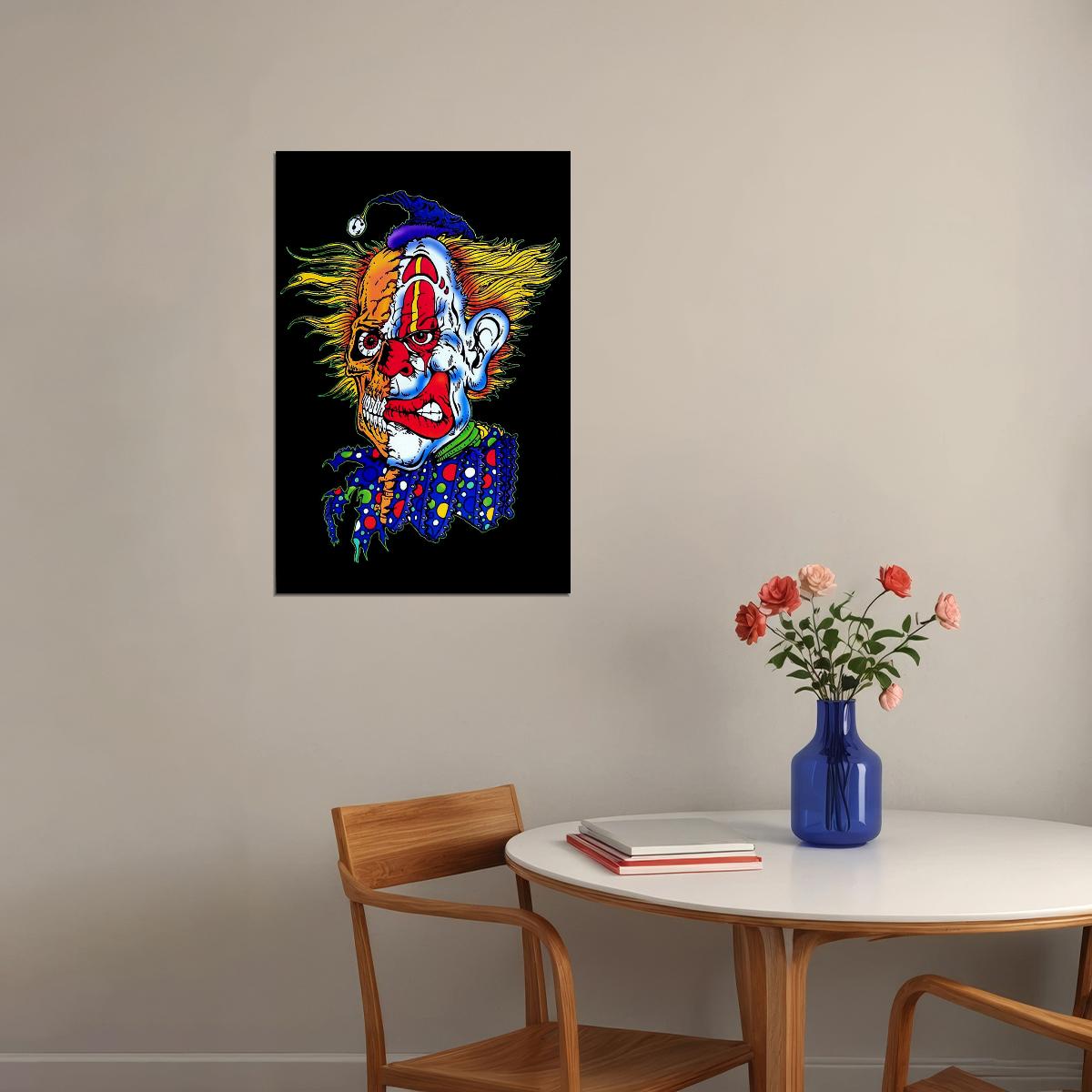 Playacho Scary Caricature Poster Wall Art Print Home Wall Decor - xonomax