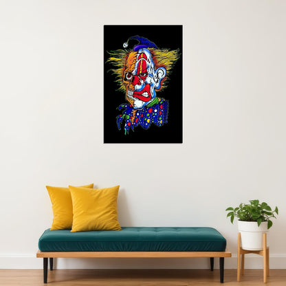 Playacho Scary Caricature Poster Wall Art Print Home Wall Decor - xonomax