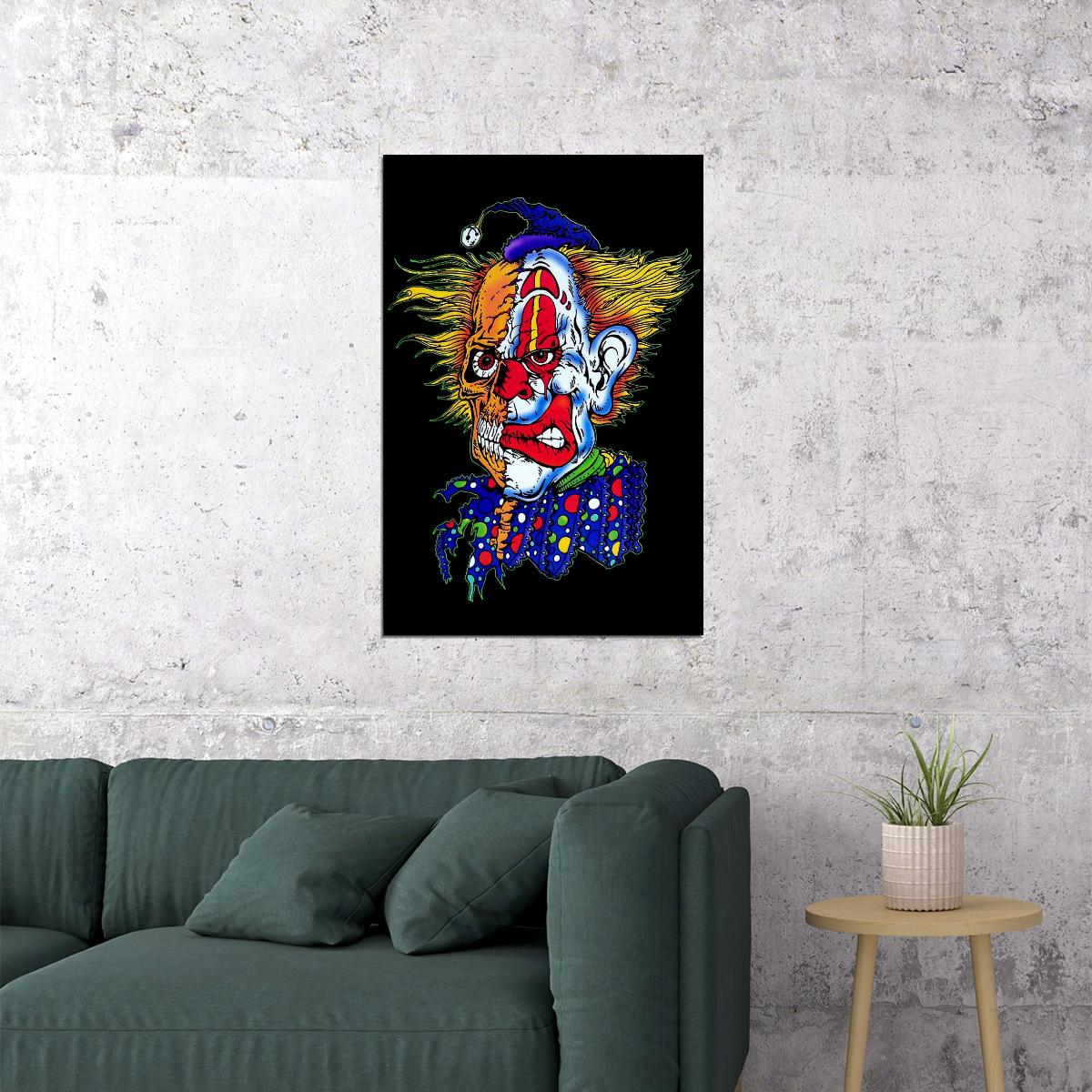 Playacho Scary Caricature Poster Wall Art Print Home Wall Decor - xonomax
