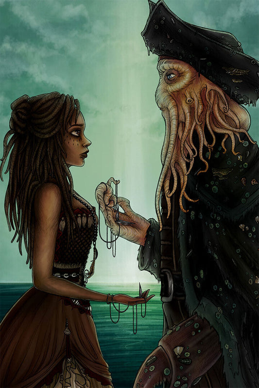 Pirates Of Carribean Movie Fictional Characters Poster Wall Art Print Home Wall Decor - xonomax