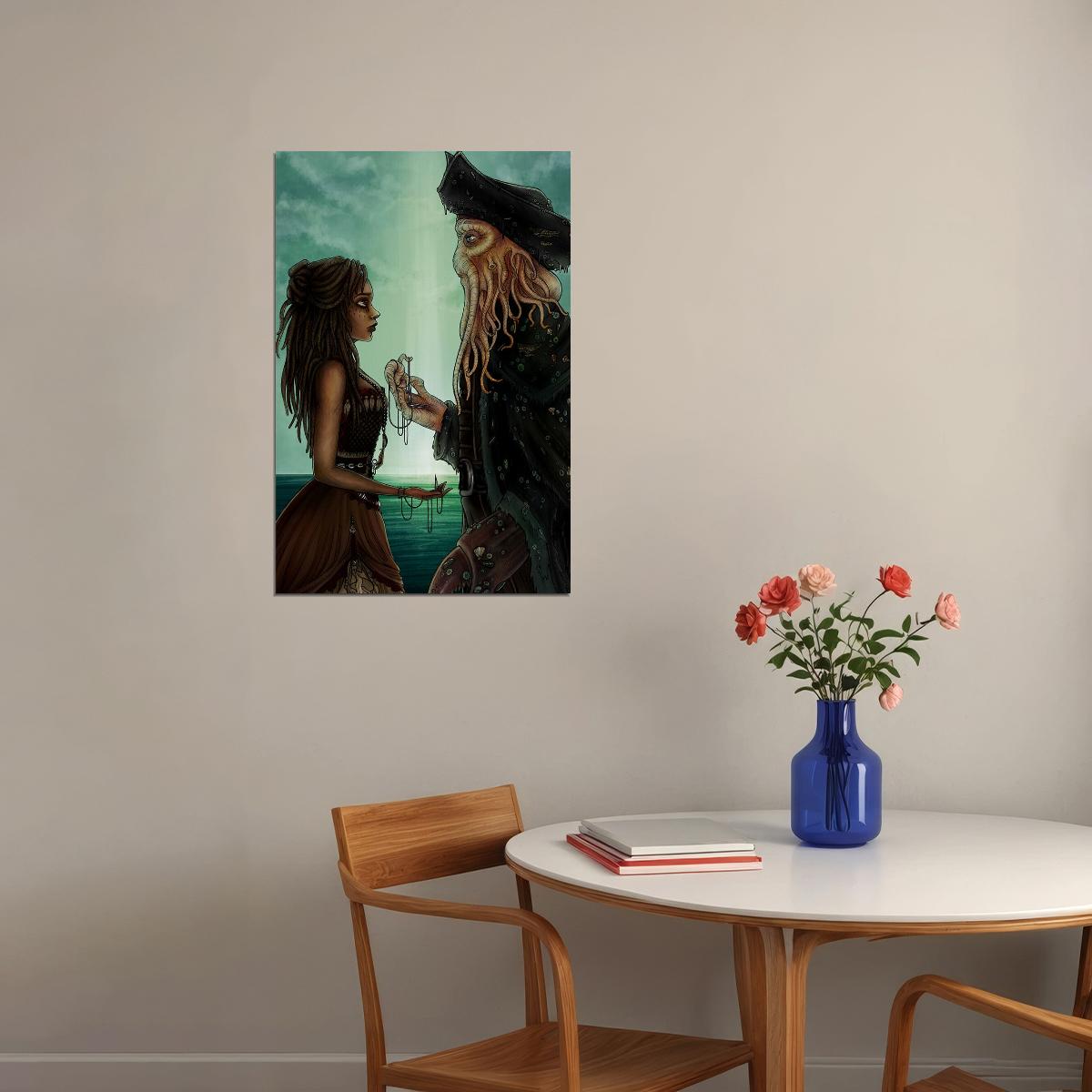 Pirates Of Carribean Movie Fictional Characters Poster Wall Art Print Home Wall Decor - xonomax