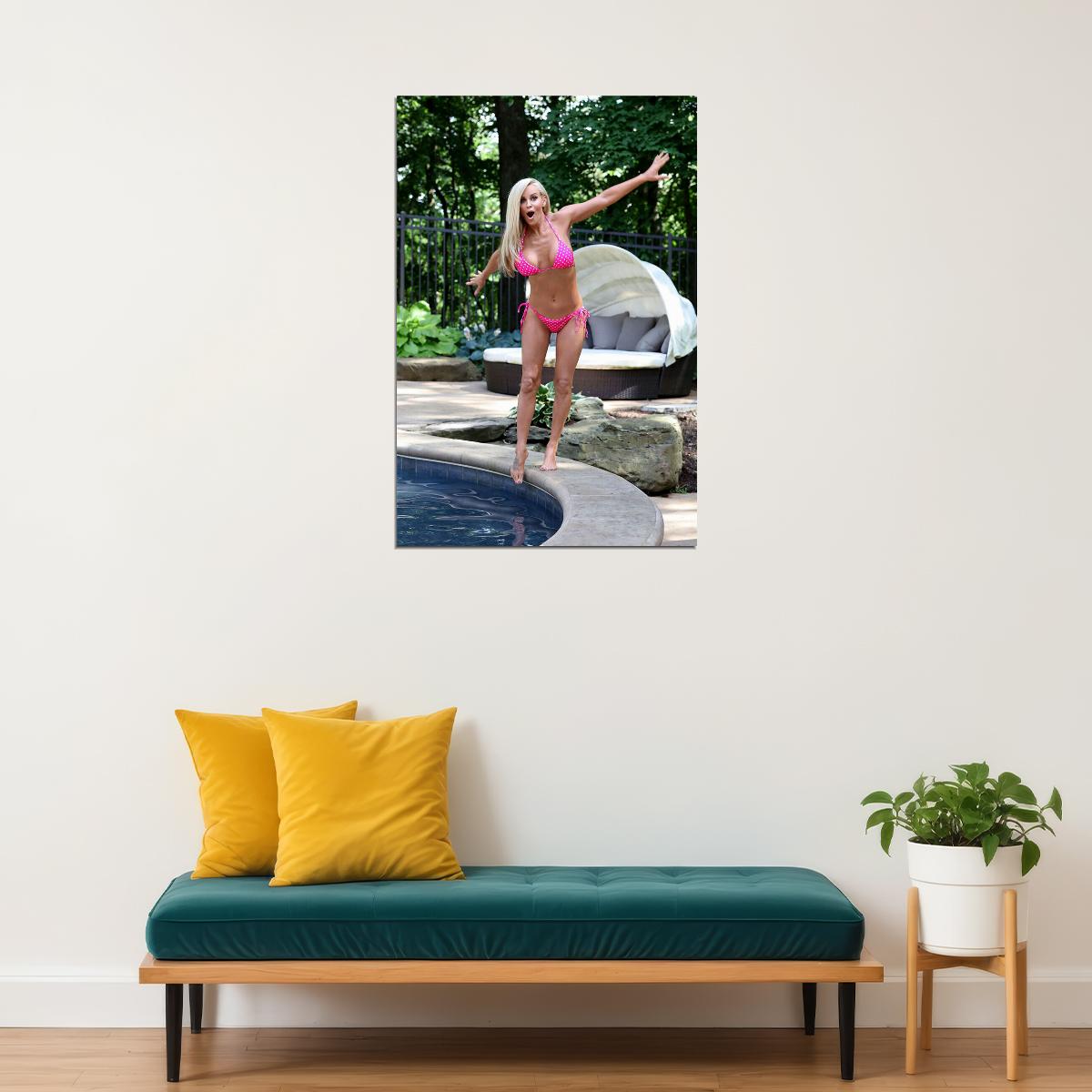Jenny Mccarthy Naughty But Nice Female Poster Wall Art Print Home Wall Decor