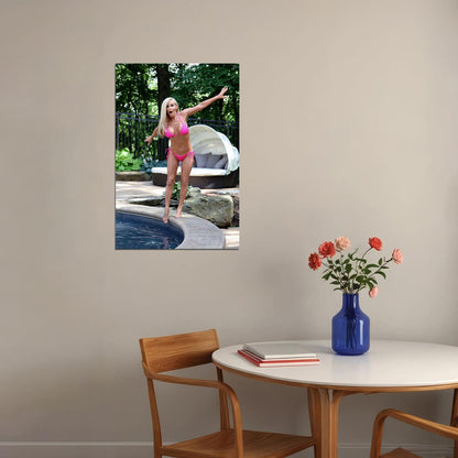 Jenny Mccarthy Naughty But Nice Female Poster Wall Art Print Home Wall Decor