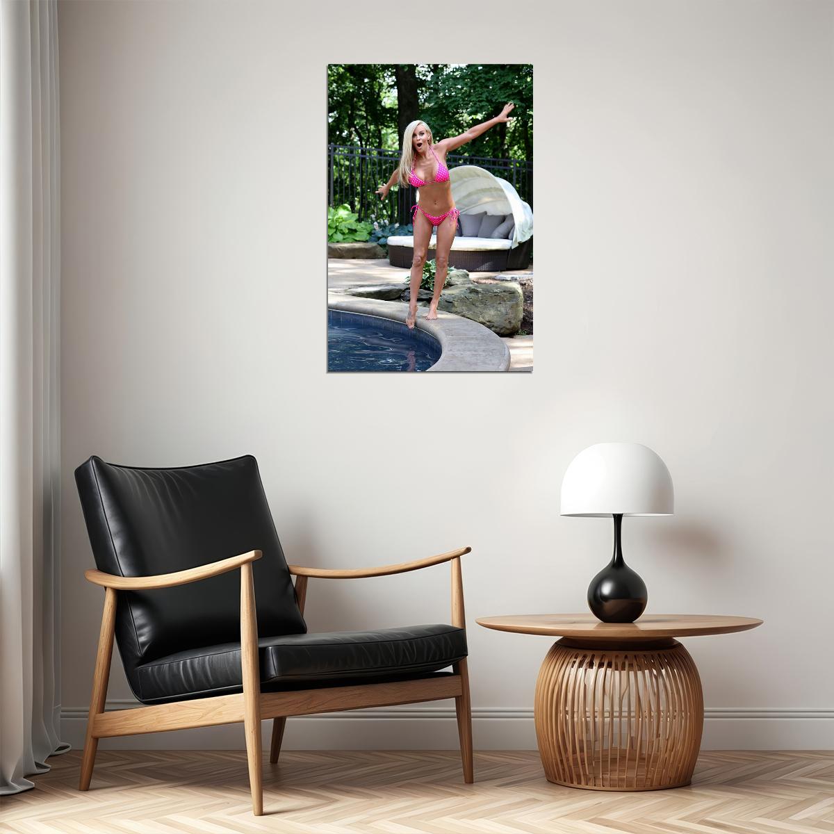 Jenny Mccarthy Naughty But Nice Female Poster Wall Art Print Home Wall Decor