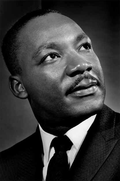 Martin Luther King Jr Baptizer Black White Poster Wall Art Print Home Wall Decor - xonomax