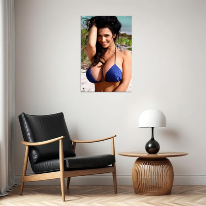 Denise Milani Sexy Female Model Poster Wall Art Print Home Wall Decor - xonomax