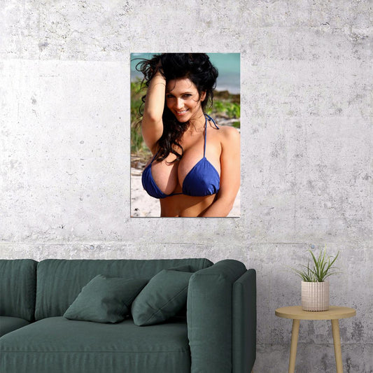 Denise Milani Sexy Female Model Poster Wall Art Print Home Wall Decor - xonomax