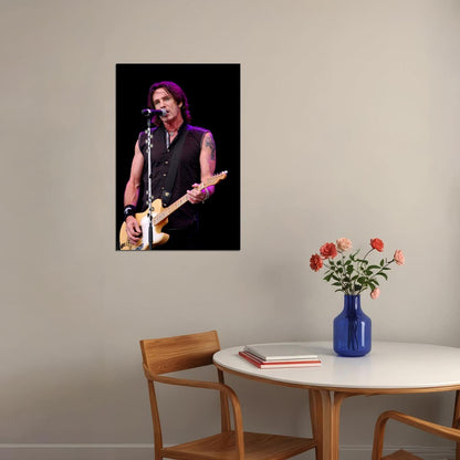 Rick Springfield With Fuitar Rock Musician Poster Wall Art Print Home Wall Decor - xonomax