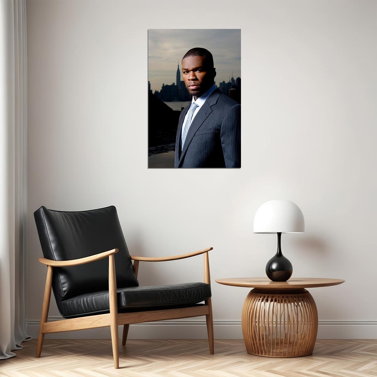 50 Cent Hip Hop Rapper Musician Handsome Poster Wall Art Print Home Wall Decor - xonomax