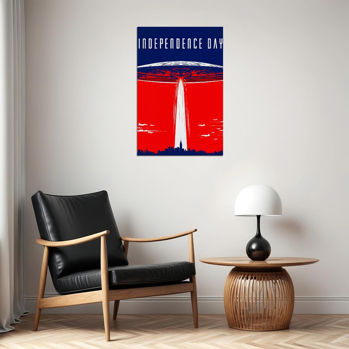Independence Day Movie Action Checkmate Poster Wall Art Print Home Wall Decor - xonomax