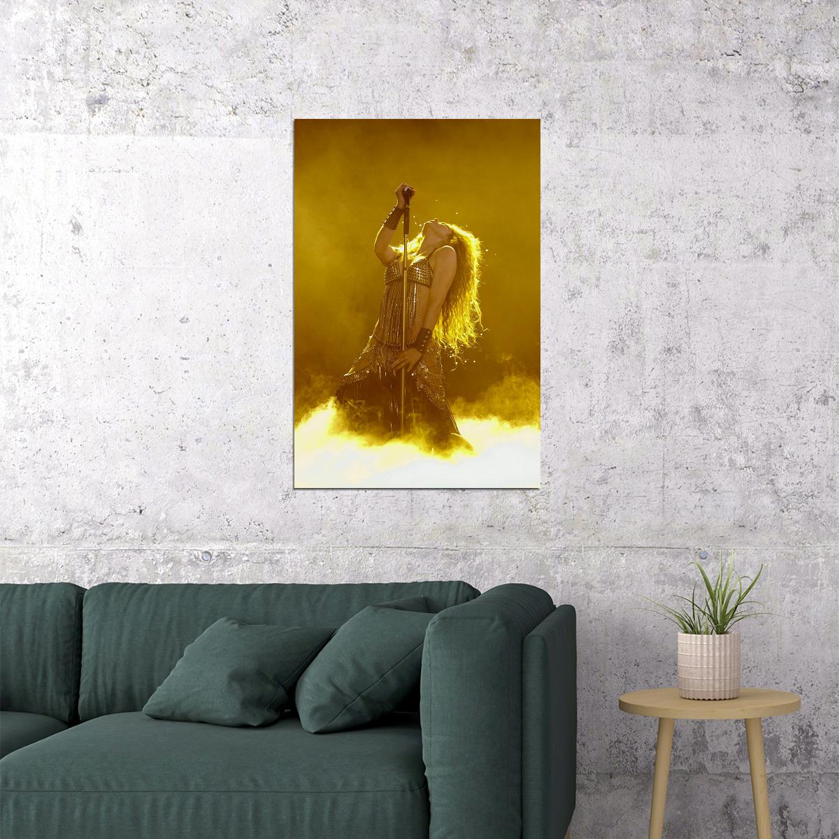 Shakira In Concert Sexy Singer Woman Poster Wall Art Print Home Wall Decor - xonomax