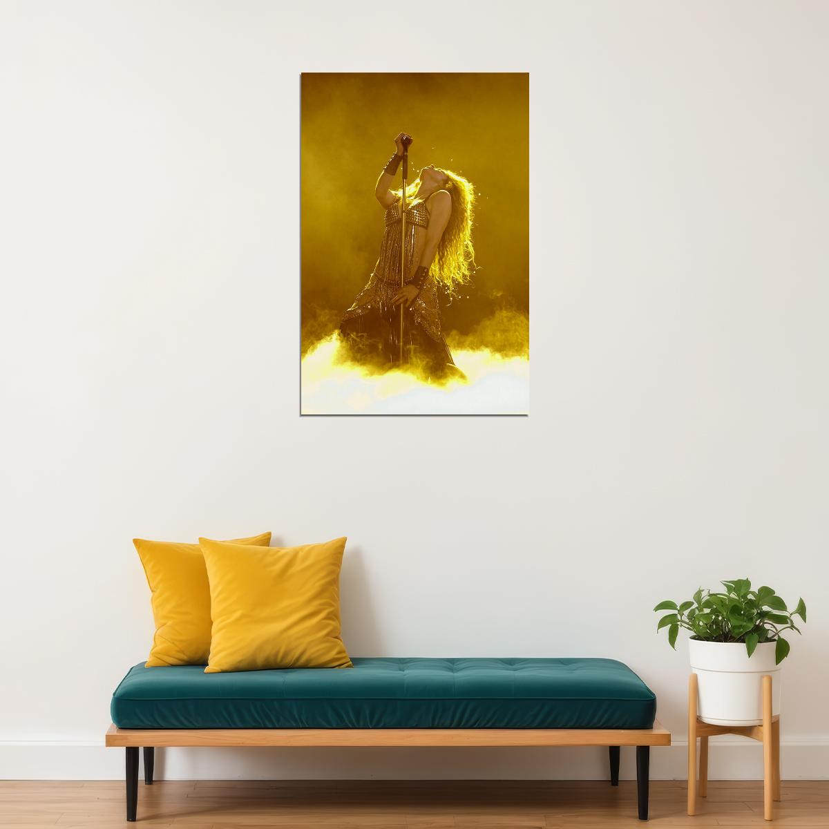 Shakira In Concert Sexy Singer Woman Poster Wall Art Print Home Wall Decor - xonomax