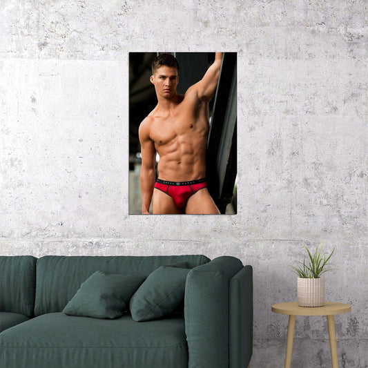 Gregg Sexy Male Model Hot Poster Wall Art Print Home Wall Decor - xonomax