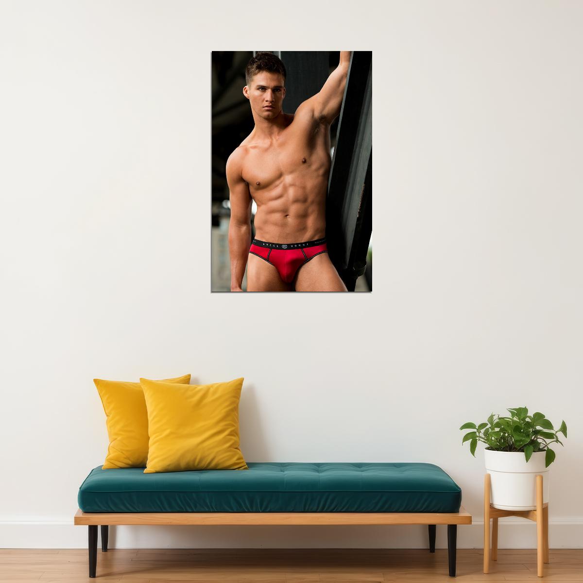 Gregg Sexy Male Model Hot Poster Wall Art Print Home Wall Decor - xonomax