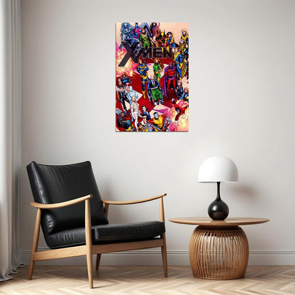 X Men Heroes Collage Movie Comic Poster Wall Art Print Home Wall Decor - xonomax