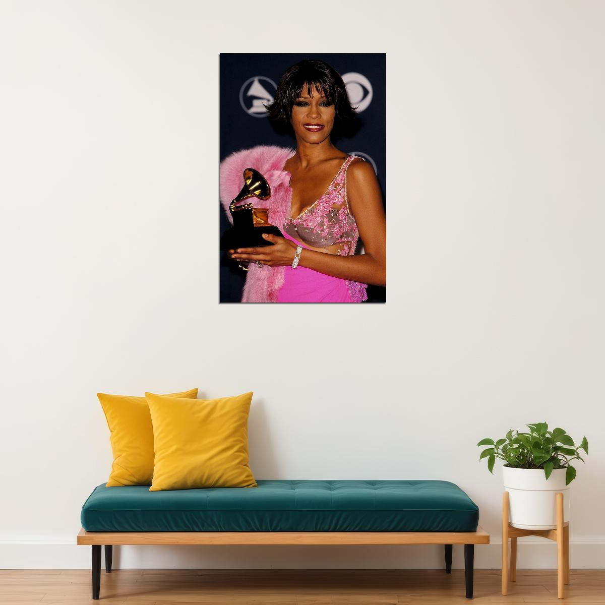 Whitney Houston 1999 World Tour Poster Wall Art Print Home Wall Decor - xonomax