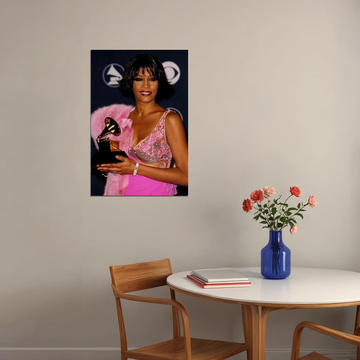 Whitney Houston 1999 World Tour Poster Wall Art Print Home Wall Decor - xonomax