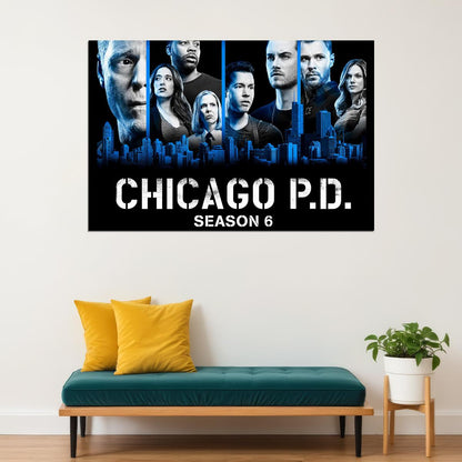 Chicago Pd Season 7 Detective Suspense Tv Series Poster Wall Art Print Home Wall Decor - xonomax