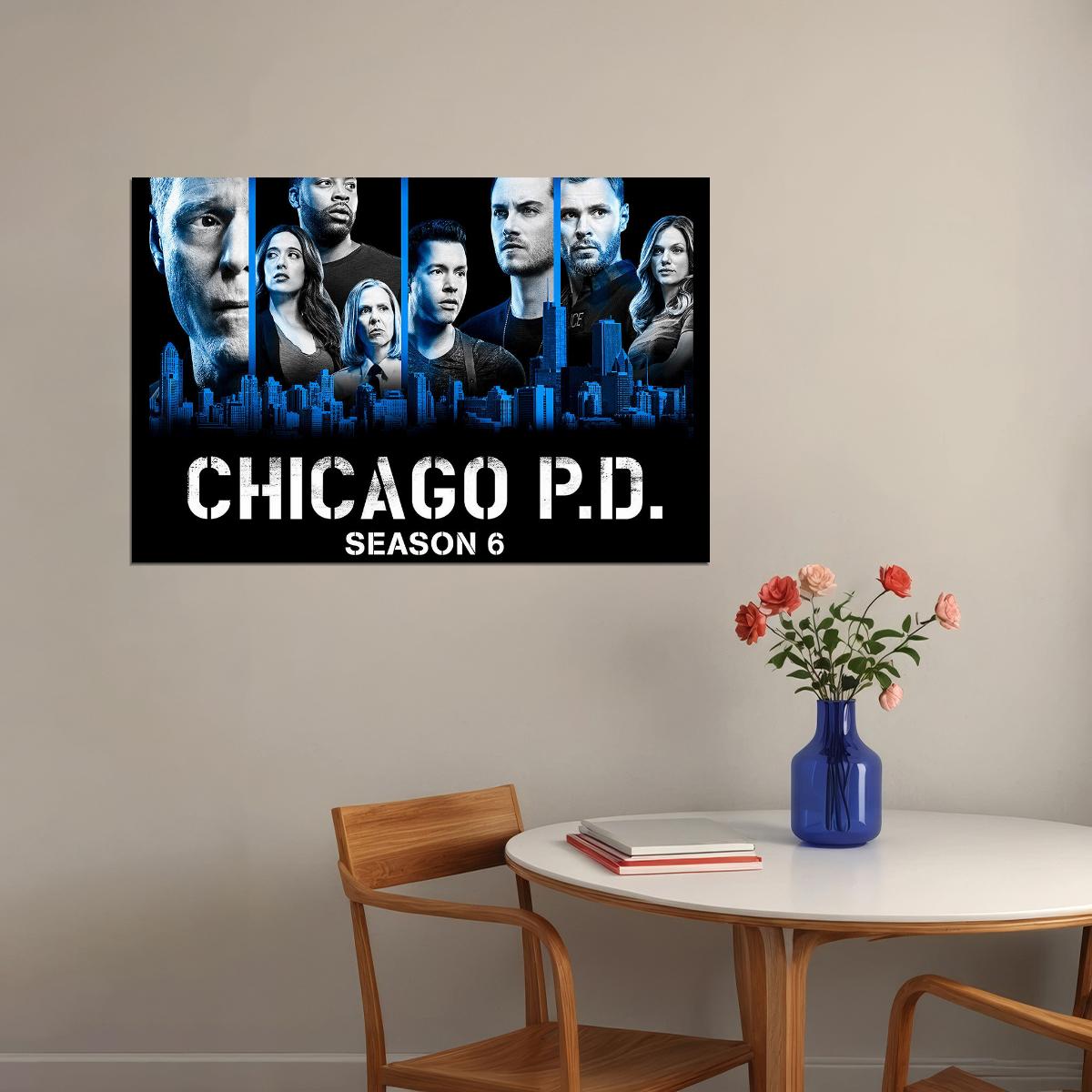 Chicago Pd Season 7 Detective Suspense Tv Series Poster Wall Art Print Home Wall Decor - xonomax