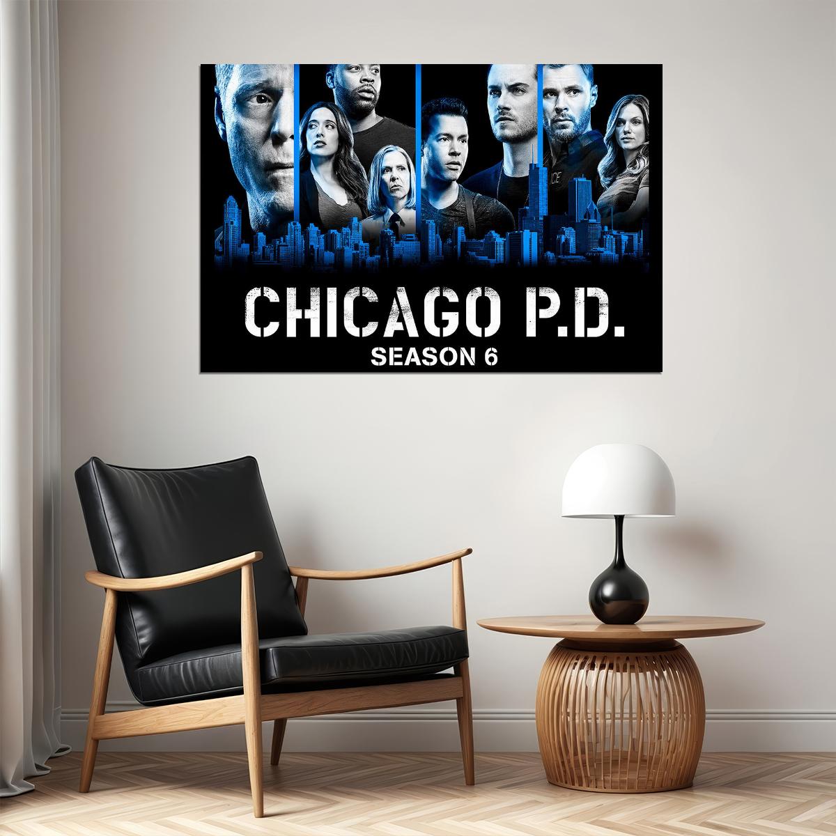 Chicago Pd Season 7 Detective Suspense Tv Series Poster Wall Art Print Home Wall Decor - xonomax