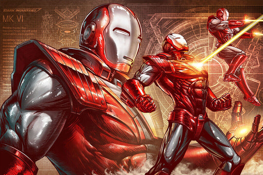 Iron Man 3 Tony Stark Captain America Movie Poster Wall Art Print Home Wall Decor - xonomax