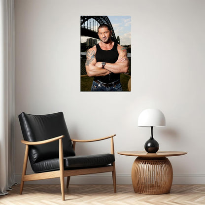 Dave Bautista Building Great Muscle Player Poster Wall Art Print Home Wall Decor - xonomax