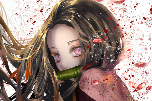 Demon Slayer Japanese Fight Anime Movie Poster Wall Art Print Home Wall Decor - xonomax