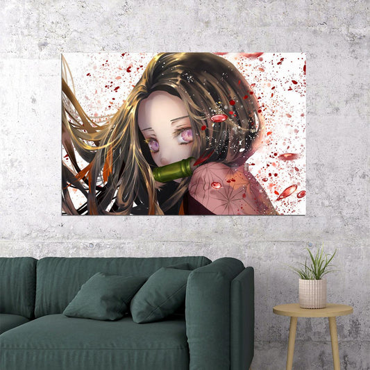 Demon Slayer Japanese Fight Anime Movie Poster Wall Art Print Home Wall Decor - xonomax