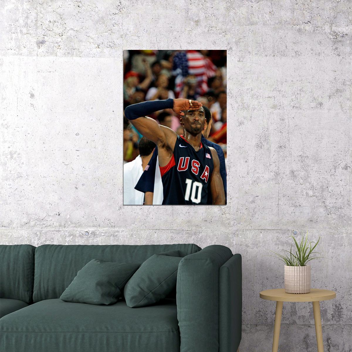 Kobe Bryant American Basketball Player Sports Poster Wall Art Print Home Wall Decor - xonomax