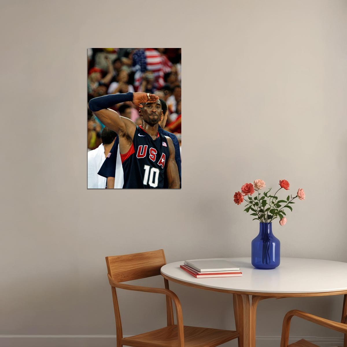 Kobe Bryant American Basketball Player Sports Poster Wall Art Print Home Wall Decor - xonomax