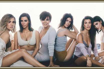 Keeping Up With The Kardashians Hot Tv Show Poster Wall Art Print Home Wall Decor - xonomax