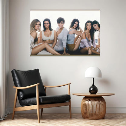 Keeping Up With The Kardashians Hot Tv Show Poster Wall Art Print Home Wall Decor - xonomax