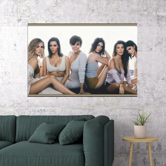 Keeping Up With The Kardashians Hot Tv Show Poster Wall Art Print Home Wall Decor - xonomax