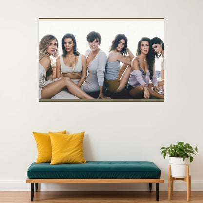Keeping Up With The Kardashians Hot Tv Show Poster Wall Art Print Home Wall Decor - xonomax
