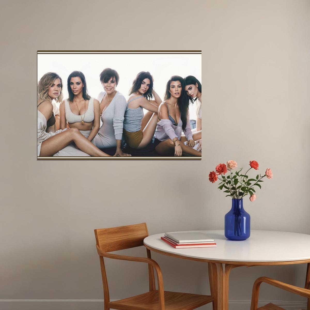 Keeping Up With The Kardashians Hot Tv Show Poster Wall Art Print Home Wall Decor - xonomax