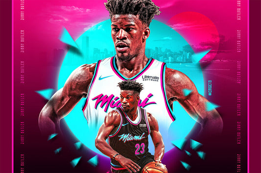 Jimmy Butler 22 23 Miami Basketball Poster Wall Art Print Home Wall Decor