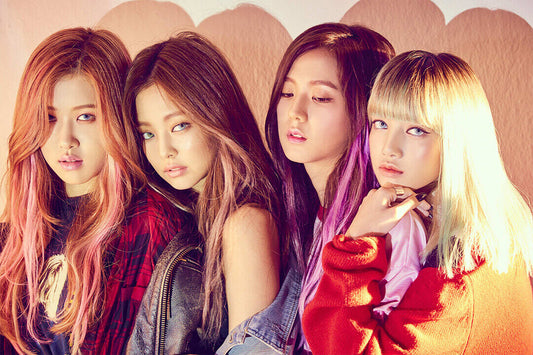 Black Pink Jennie Rose Lisa Jisoo Kpop Musician Poster Wall Art Print Home Wall Decor - xonomax