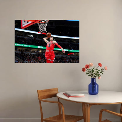 Zach Lavine Chicago Basketball Star Poster Wall Art Print Home Wall Decor