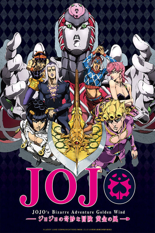 Jojo Bizarre Adventure Fight Japan Anime Poster Wall Art Print Home Wall Decor